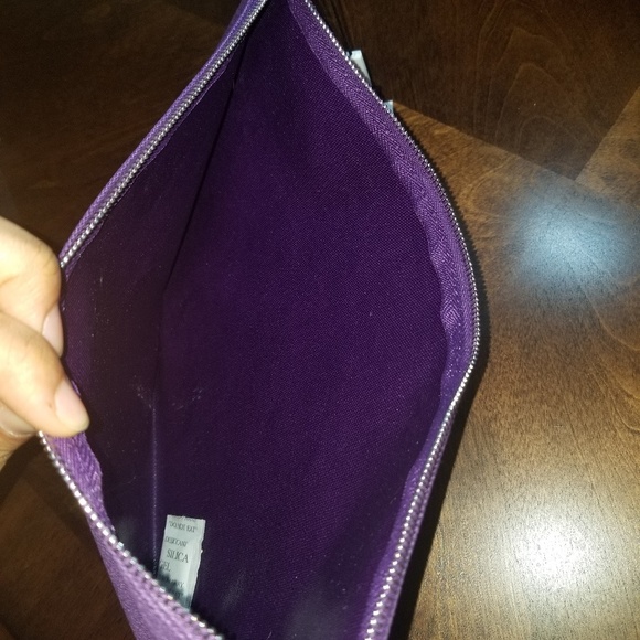 Marc Jacons canvas clutch NWT - Picture 2 of 5